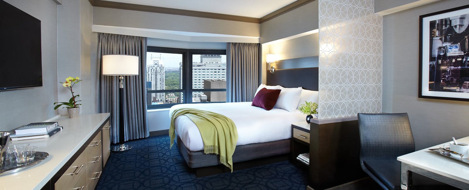 Bedroom Area at the Hilton Club &ndash; New York
